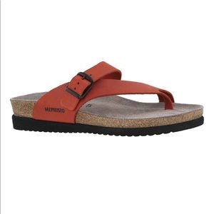 Mephisto red sandals
